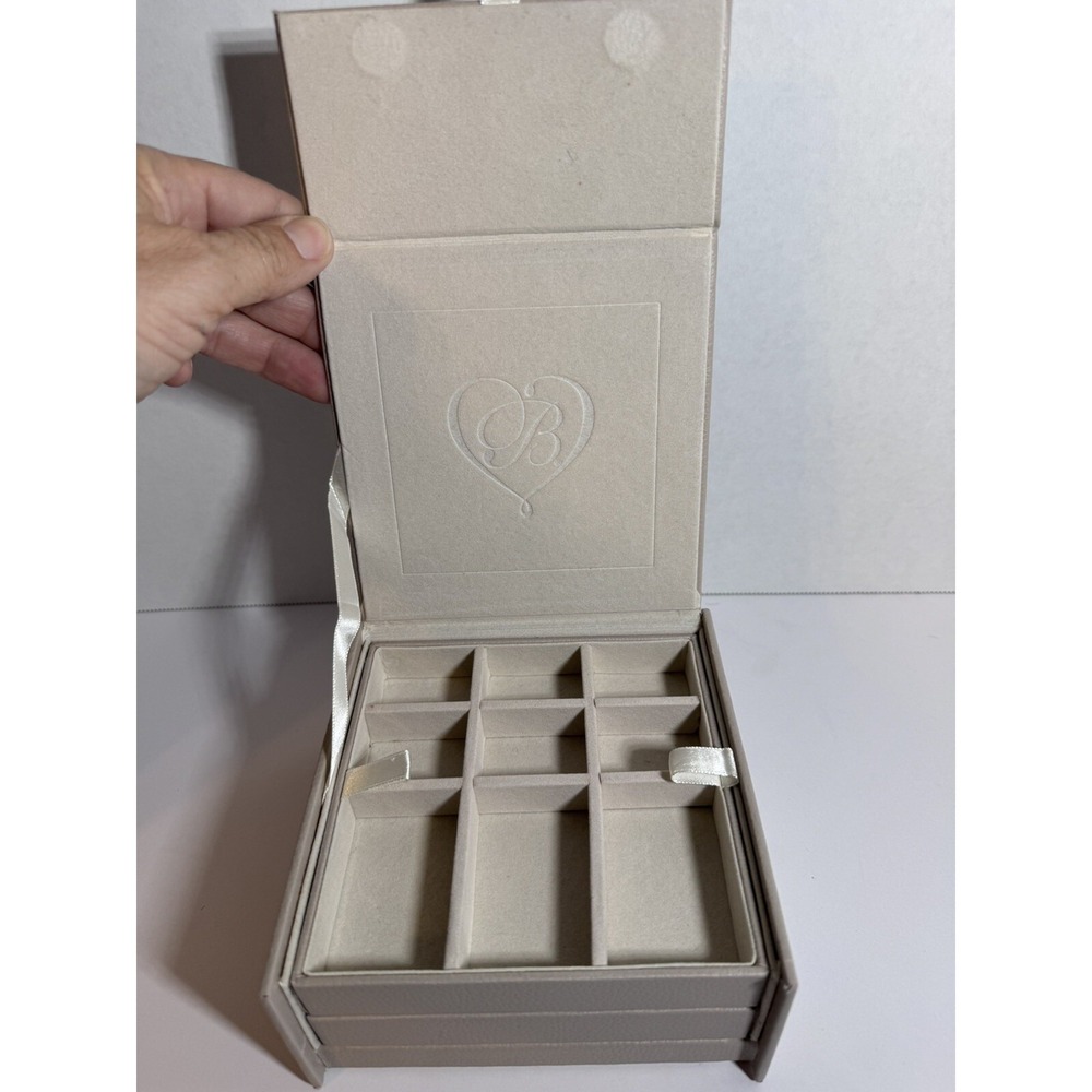 Brighton Follow Your Heart Plated Two Tier Small Leather Jewelry Box - Picture 3 of 3